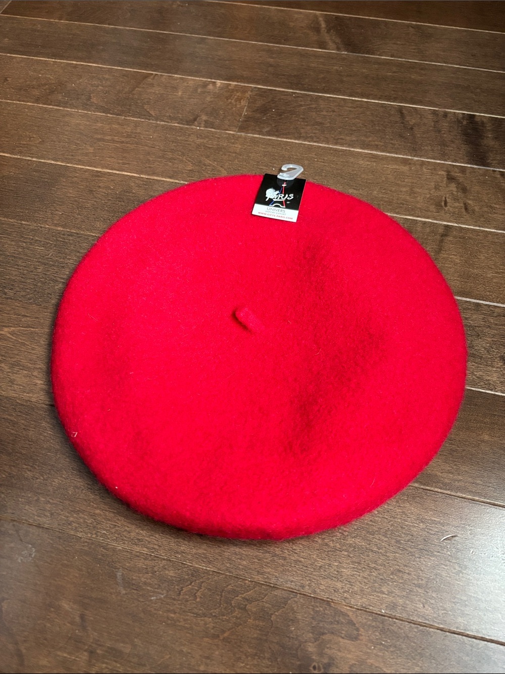 Red Beret Hat from Paris, NWT